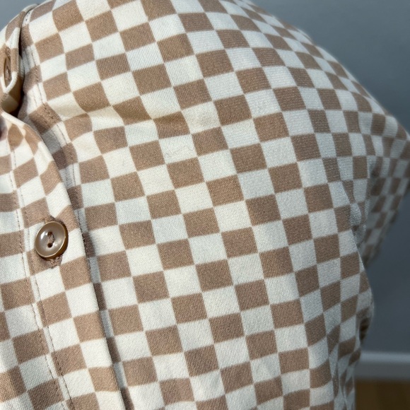 Abercrombie & Fitch Checkered Cropped Long sleeve - Picture 7 of 8